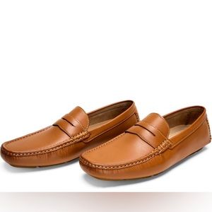 Brown loafers